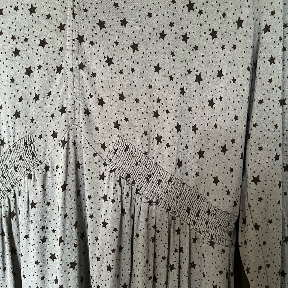 Boden Betty Starry Night Jersey Tunic Long Sleeve Dress Size 16L - Picture 4 of 12